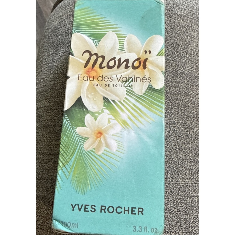 Yves Rocher Monoï Eau des Vahines EDT 3.3oz Perfume Tropical Tiare Coconut. Rare